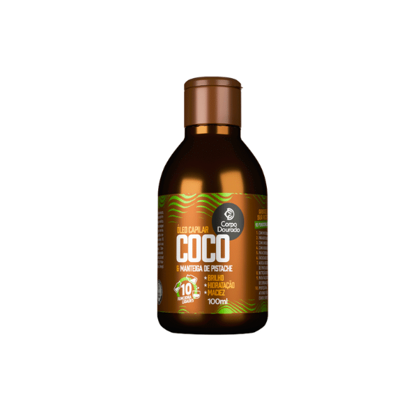 Aceite Capilar Coco y Manteca de Pistacho Corpo Dourado