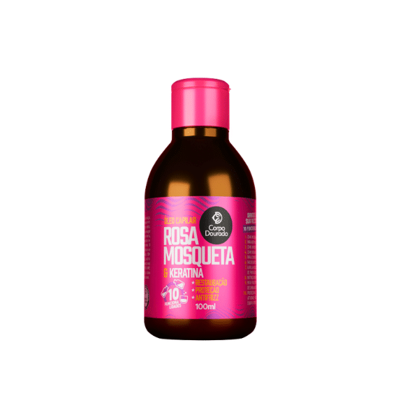 Aceite Rosa Mosqueta y Keratina Corpo Dourado