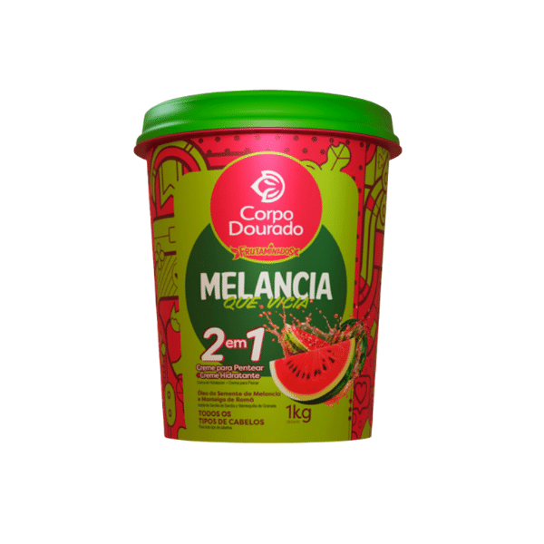 Mascarilla y Crema de Peinar Melancia Corpo Dourado