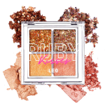 Paleta de gemas con purpurina Leo 0,74 gr Ruby Kisses - paleta de sombras para acabado natural de maquillaje foto 2 en Maquilladas.cl