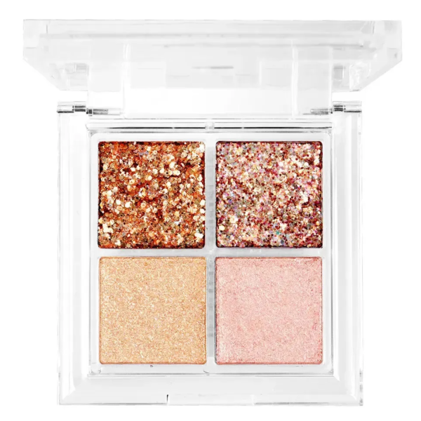 Paleta de gemas con purpurina Leo 0,74 gr Ruby Kisses - paleta de sombras para acabado natural de maquillaje foto 5 en Maquilladas.cl