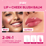 PH Reactive Color Changing Lip & Cheek Balm Ruby Kisses - Imagen 4