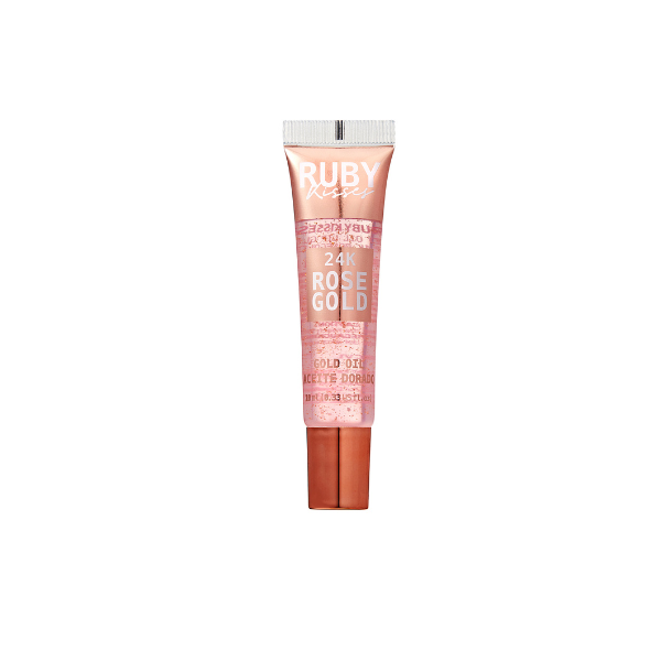 setting powder (68) 24K ROSE Gold Oil Lip Gloss Ruby Kisses - Imagen 1