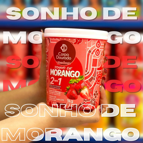 Mascarilla Capilar y Crema de peinar Morango 1k de Corpo Dourado - Imagen 6