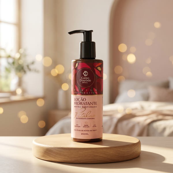 Crema Corporal Hidratante Petalos  250 ml Corpo Dourado - Imagen 3