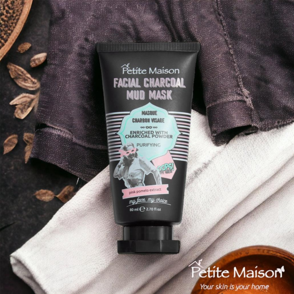 Mascarilla facial de barro y carbón 80 gr Petite Maison - Imagen 6