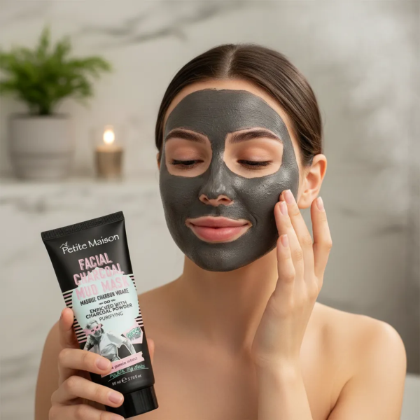 Mascarilla facial de barro y carbón 80 gr Petite Maison - Imagen 5