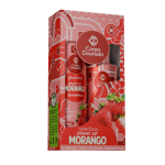Kit Shampoo 300 ml & Acondicionador 250 ml Sonho de Morango (Fresa) de Corpo Dourado