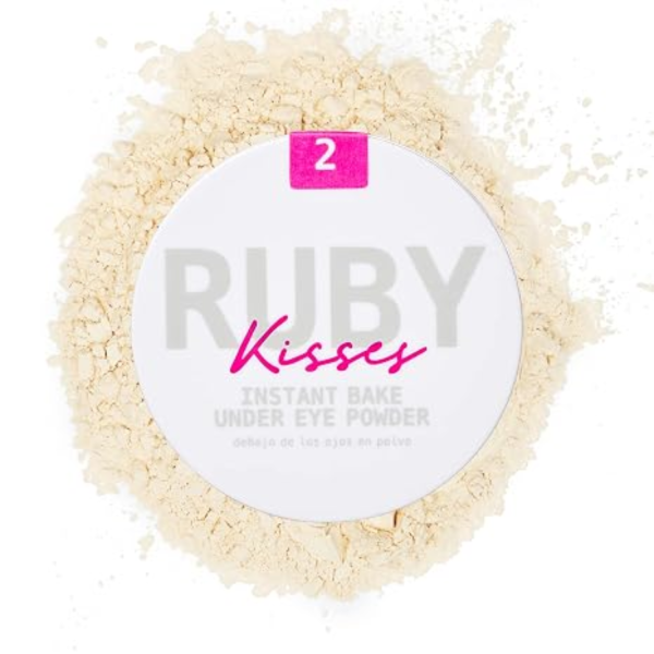 Polvos Banana para la zona de las ojeras 3.5 gr Ruby Kisses - producto para rostro con acabado natural de maquillaje foto 6 en Maquilladas.cl
