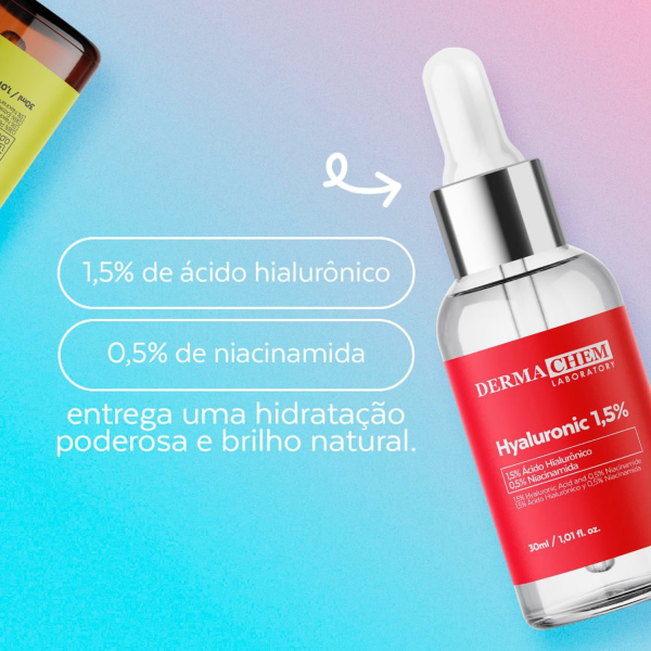 Sérum de acido hialuronico 1,5% hidratante 30ml Dermachem - Imagen 5