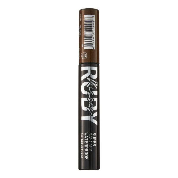 Mascara de pestañas a Prueba de Agua Cafe Oscuro 7 ml Ruby Kisses - Imagen 4