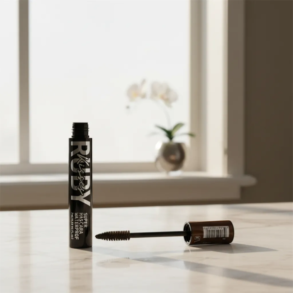 Mascara de pestañas a Prueba de Agua Cafe Oscuro 7 ml Ruby Kisses - Imagen 5