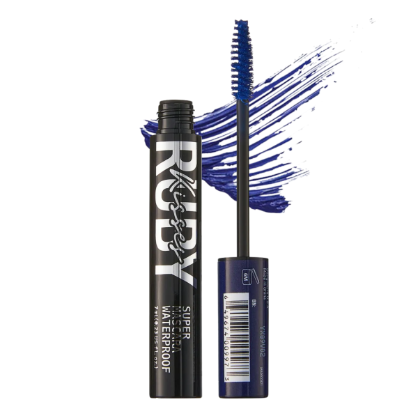 Mascara de pestañas a Prueba de Agua Azul 7 ml Ruby Kisses - Imagen 4