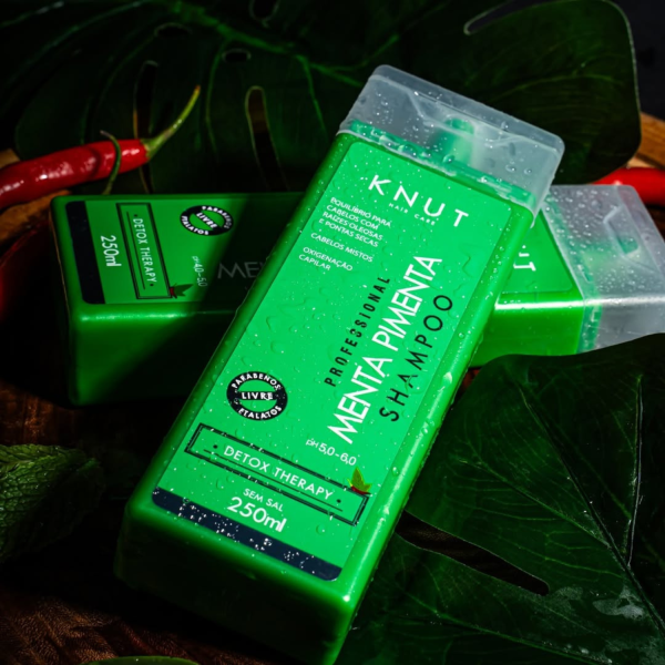 Shampoo Detox Menta Pimenta 250 ML Knut - Imagen 4