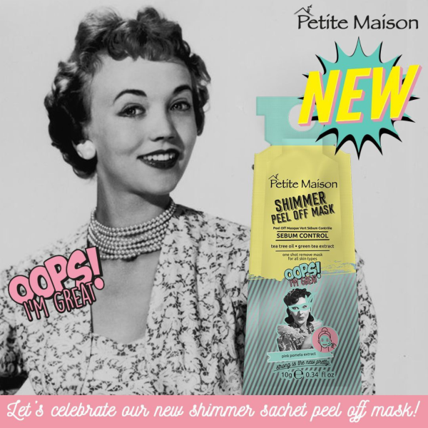 Mascarilla con brillos control sebo 10g Petite Maison
