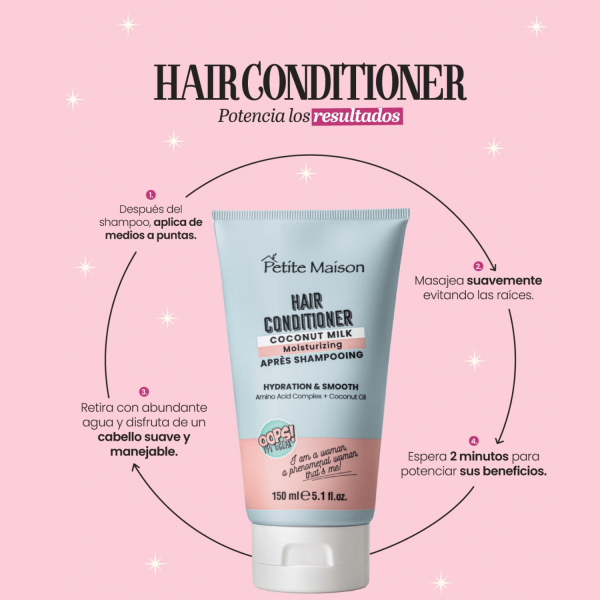 Acondicionador Coconut Milk hidratante 150 ml de Petite Maison - Imagen 4