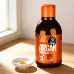 Aceite Capilar Argán Siliconado 100ml de Corpo Dourado - aceite capilar para nutrición foto 3 en Maquilladas.cl