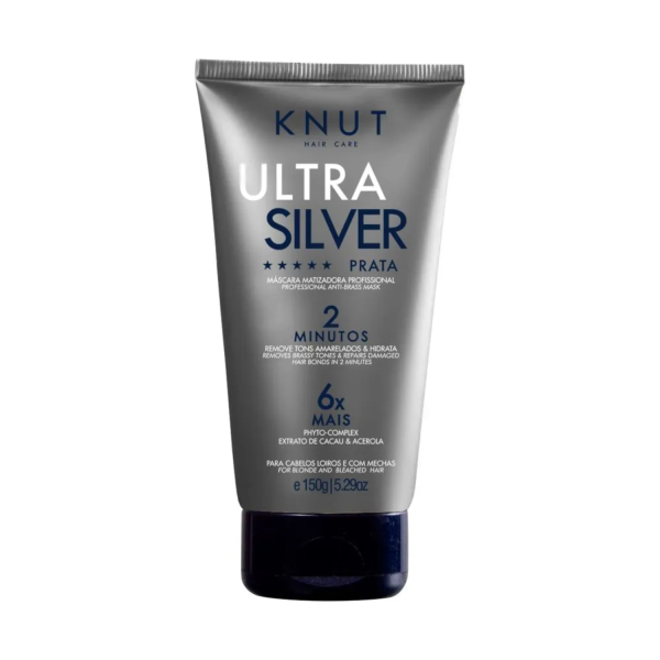 Mascarilla Matizante para rubios Ultra Silver Platinum 150g de Knut - Imagen 4