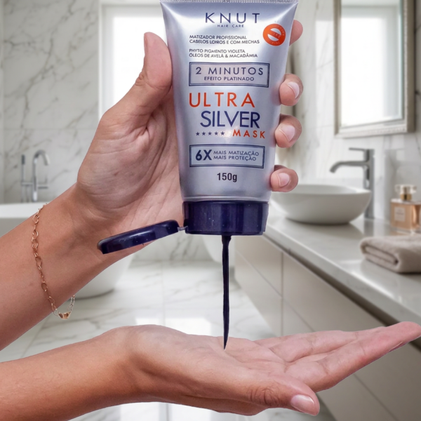 Mascarilla Matizante para rubios Ultra Silver Platinum 150g de Knut - Imagen 9