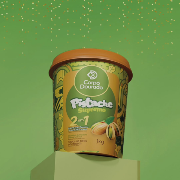 Mascarilla Capilar y Crema de peinar Pistache Supremo 1k de Corpo Dourado - Imagen 3