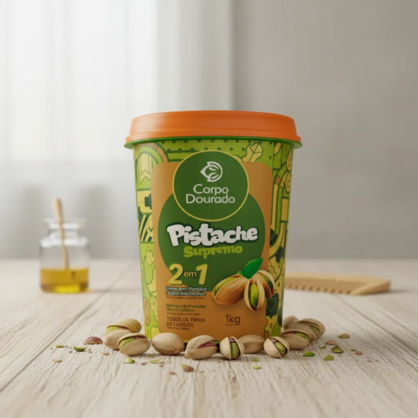 Mascarilla Capilar y Crema de peinar Pistache Supremo 1k de Corpo Dourado - Imagen 4