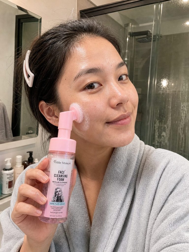 Espuma limpiadora facial con probióticos para piel sensible