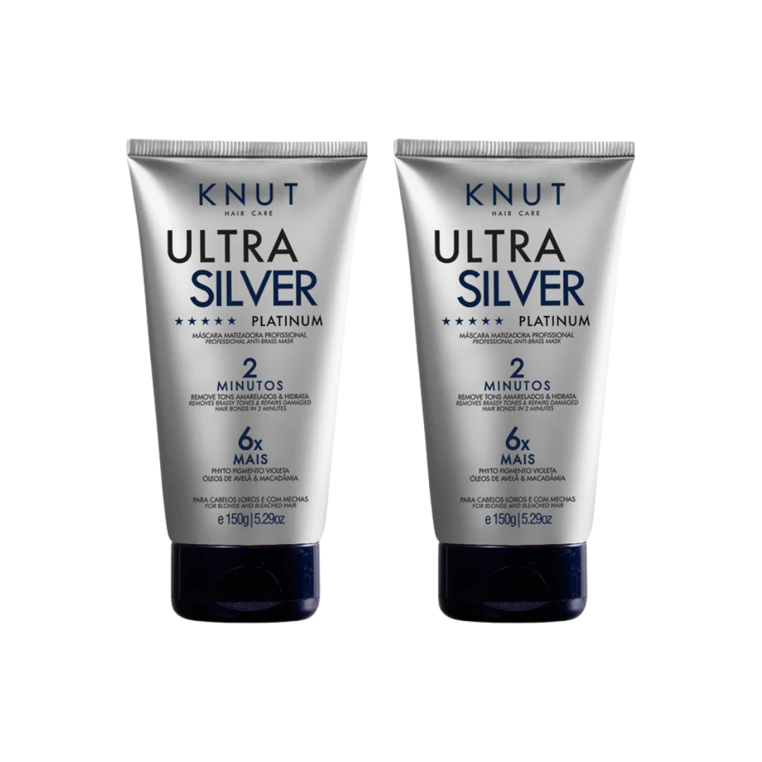 tonos (18) Box Ahorro Ultra Silver Platinum Knut x2 | Doble Matización - Imagen 1