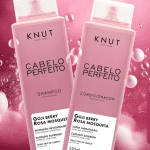 Kit Cabelo Perfeito Shampoo 750ml y acondicionador 550ml Hidratante y Nutritivo Knut - Imagen 4