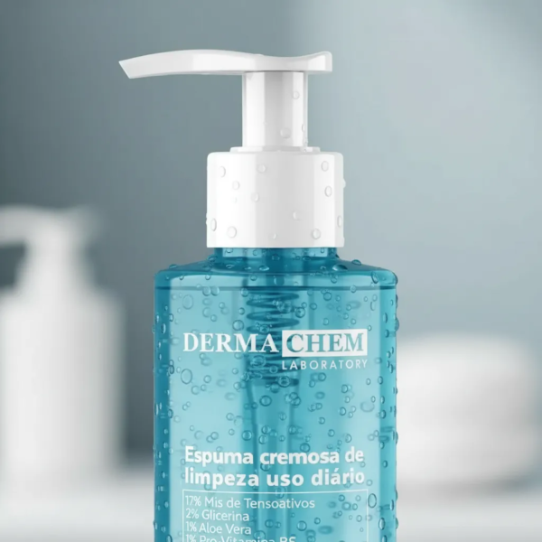 Espuma Cremosa de Limpeza Uso Diário 240 ML Dermachem - Imagen 3