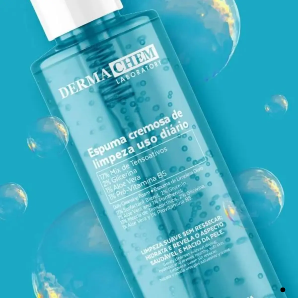Espuma Cremosa de Limpeza Uso Diário 240 ML Dermachem - Imagen 5