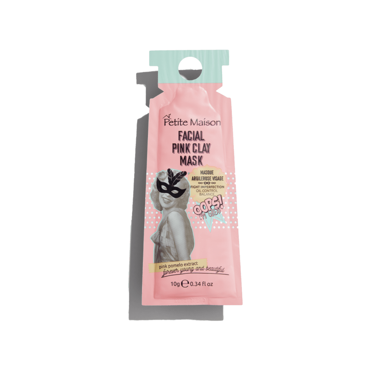8699954705004_Facial Pink Clay Mask 10g (5) Mascarilla facial de arcilla rosa 10 gr Purificante Petite Maison