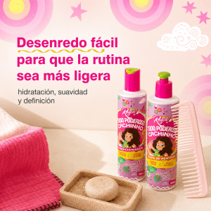 ACONDICIONADOR PARA NIÑOS TODO PODEROSO CACHINHO — 300 ML CORPO DOURADO - acondicionador foto 2 en Maquilladas.cl