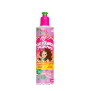 CREMA PARA PEINAR PARA NIÑOS TODO PODEROSO CACHINHO — 300 ML CORPO DOURADO - mascarilla capilar en Maquilladas.cl