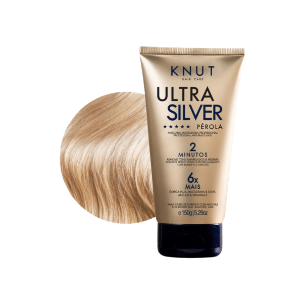 Máscara Matizante Ultra Silver Pérola 150g Knut - Imagen 2