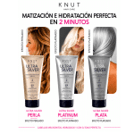 Máscara Matizante Ultra Silver Pérola 150g Knut - Imagen 4